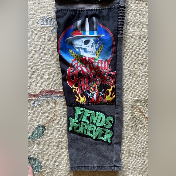 Iro-Ochi Jeans Iro-Ochi Limited Edition
Distressed Motorcycle Jeans size 40 - Picture 2 of 7